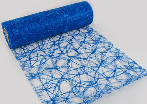 Sizoweb Tischläufer in unterschiedlichen Farben, 30 cm breit, 5 oder 20 m lang 20 m blau 7340