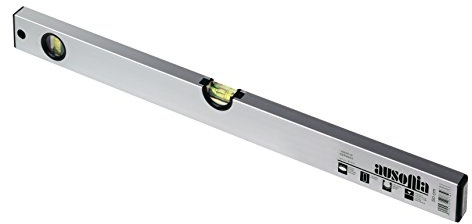 Ausonia - Livello professionale in alluminio anodizzato 200 cm