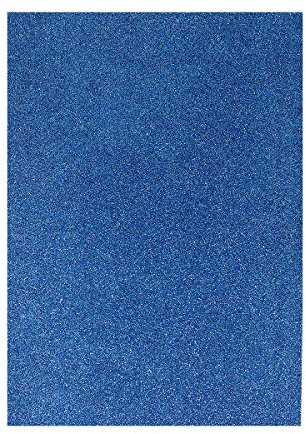 SPIRIT 1 pezzo di gommapiuma glitterata, blu