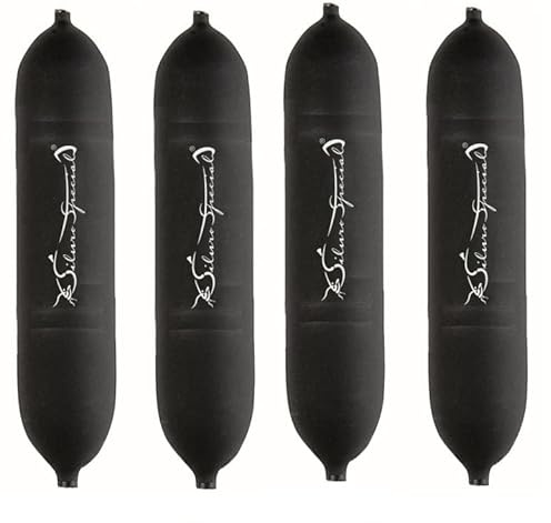 blntackle76 Set 4 Stück Unterwasserposen schwarz 1,5-60 Gramm U Pose Welspose Unterwasserpose + gratis Petri Heil! Aufkleber