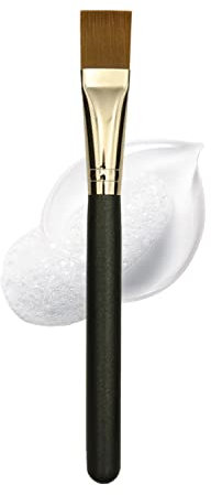 Ksvsonrvi Facial Mask Brush, Flat Head Soft Man-made Fiber Brush Cosmetic Tool for Body Lotion, Mud, Clay, Charcoal Mixed Mask