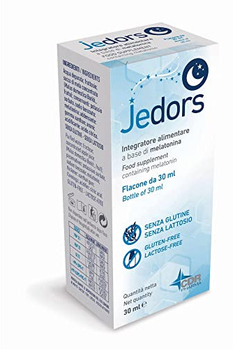 Melatonina en gotas para dormir – Suplemento natural que favorece la función del sueño, contrarrestando el insomnio y los despertares nocturnos, Jedors