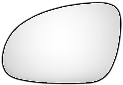 Wing mirror glass replacement LEFT PASSENGER SIDE NEARSIDE - compatible with VW GOLF 5 (MK 5) 2003-2007 DOOR - TO STICK ON - Car convex mirror - Car wing mirrors & replacement parts
