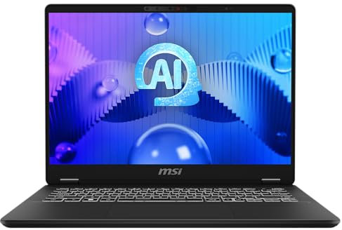 MSI Prestige 14 AI Evo Business Laptop, 35,7 cm (14,0) Full HD+, Intel Core Ultra 5, 16 GB DDR5 RAM, 1 TB, Intel® Arc™ Grafik, Windows 11 Home, QWERTZ Tastatur, Stellar Gray, C1MG-022
