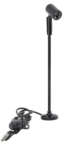 SUNGOOYUE LED-Schmuck-Schaufenster-Schrank-Scheinwerfer, USB-betriebene Aluminium-Mini-Scheinwerferlampe für Kunst (Warmes Licht)
