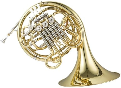 waldhorn instrument Vier-Tasten-Split-Doppelhorn-Instrument B Flat Drei-Tasten-Doppelhorn Professionelle Leistung(Size:4)