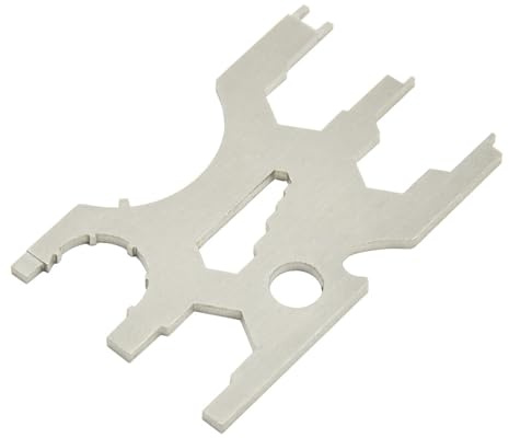 Solinder Multitool zum Tauchen Tauch-Multitool, Edelstahl-Kreditkarten-Set, Tauchausrüstung, Atemregler-Werkzeug