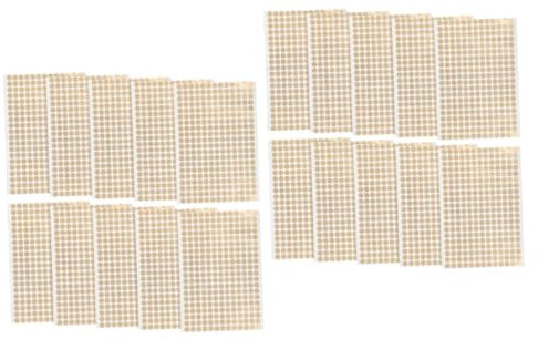 HONMEET 2sets Dot Label Aufkleber Runde Klebepunkte Für Home Office Business Displays 10 Blätter * 2
