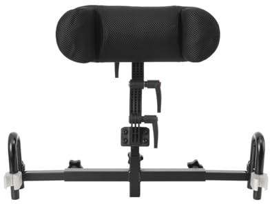TABODD Verstellbare Rollstuhl Kopfstütze Nackenstütze, 22mm Clamp Universal Langlebige Rollstuhl-Kopfstütze Nackenstütze Komfortables Sitzlehnenkissen Universal-Rollstuhlzubehör