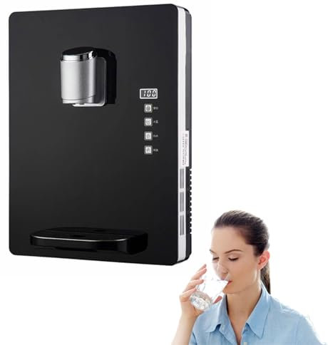BDJSN 30L/H Wall Mounted Water Dispenser, Electric Smart Touch Water Heater With Electronic Child Lock, Prevent Burn-dry & Water Leakage, for Home, Office, Hotel, Conference Room