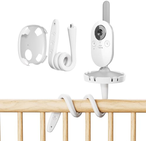 Monitor Halterung für Philips Avent Babyphone SCD833/26,SCD843/26,SCD845/26,SCD630/26,625,620,Flexible Clip Holder für Philips Avent Video Baby Monitor,Video Babyphone Kamera Mount Halterung Stand