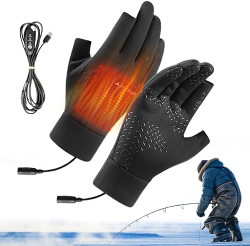 Genérico Gants chauffants électriques résistants au vent pour snowboard et sports d'hiver