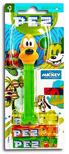 PEZ Spender PLUTO mit 2 Päckchen fruchtig süßen Bonbons 17g