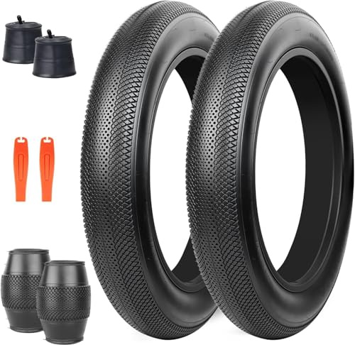 ZUKKA Fat Bike Tire 20/26 Zoll 20/26x4.0 E-Bike Reifen | Heavy Duty,Faltbar Fett Fahrradreifen,20/26 x 4.0 Fat Fahrrad Mantel,für Fatbike, Mountainbike MTB Bicycle