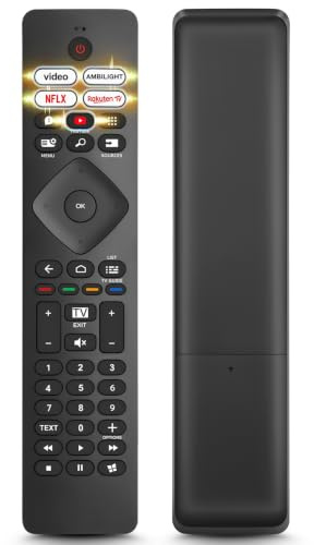 pour Telecommande Philips TV Ambilight, Universelle pour Philips Ambilight Smart TV