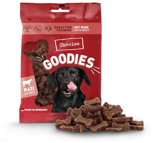 Chewies Hundgodis träning maxi nötkött fotled – 200 g – hundsnacks sockerfri & med hög kötthalt – perfekt som ett träningsgodis för din hund