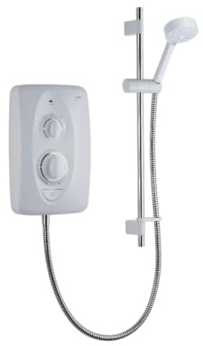Mira Showers Jump Electric Shower Multi-Fit 9.5 KW Electric Shower White/Chrome 1.1788.011