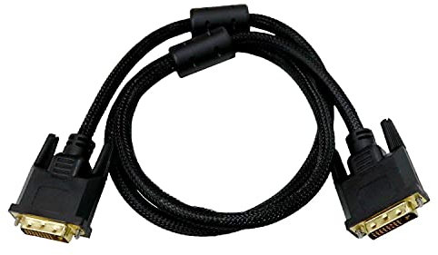 Oypla 1m DVI-D 24 + 1 Pin Male to Male Dual Link Gold Cable Lead