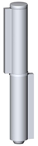 Paumelle INOX roulée - avec rondelle - 144x21,5 mm