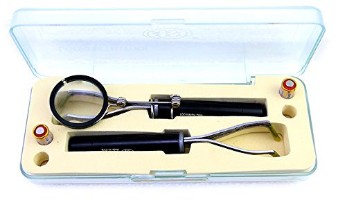 loboo GOSO Schlosser-Werkzeuge LED-Schraubenschlüssel für Schlosser, Hakenstifte für professionelle Meisterwerkzeuge, Dietrich-Set