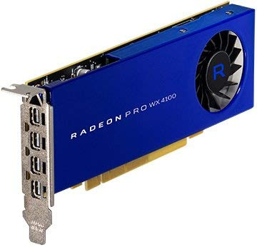 amd technologies inc 100-506008 - Radeon Pro WX4100 - Graphics card - Radeon Pro WX 4100 - 4 GB GDDR5 - PCIe 3.0 x16 - 4 x Mini DisplayPort (Refurbished)