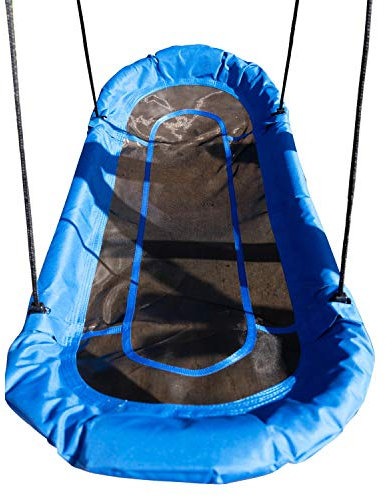 Platform Boat Swing 66 inch-Hanging Hammock Lounger Swing for Tree Backyard Porch Beach Park Playground Teens and Adult