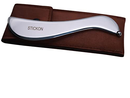 JustSun Gua Sha Schaber Weichgewebe Massagetools Edelstahl IASTM Tool für SPA Akupunkturtherapie Verringerung Muskelschmerzen （Style 16）