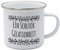 Tasse Schluck Gelassenheit Emaille 350ml
