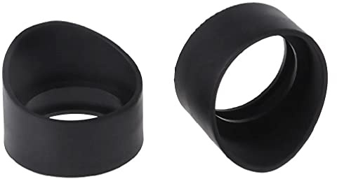 2 Stücke Weiche Gummi Okular Augenschutz 32-36mm Augenschutz Cups Okularabdeckungen Geeignet für Mikroskop Höhe 18/29mm Mikroskop Abdeckung Slip Mikroskop Abdeckung Slips Glas Mikroskop Abdeckung