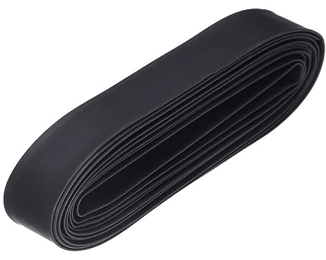 QUARKZMAN Kit Guaina Tubo Manicotto Filo Termorestringente 13mm Nero | 3 Metri, Lungo Durata Isolamento Protezione, Avvolgimento Cavo Elettrico Filo