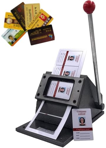 Runder Eckenschneider, Ganz Aus Metall, Manueller Pvc-Kartenstanzer, Kartenstanzmaschine, 86 X 54 Mm, Robuster Quadratischer Eckenschneider, FüR Ausweise, Kreditkarten, Pvc-Papier, Visitenkarten