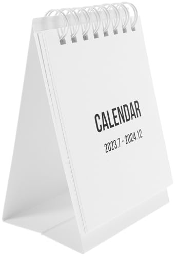 EXCEART Mini Calendario De Escritorio Para Oficina Decoración De Escritorio Calendario De Mesa Hogar Estilo Aleatorio