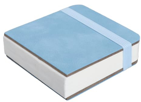 Aquarell-Tagebuch, 3,1 X 3,1 Zoll, 300 g/m², 30 Blatt, 60 Seiten, Skizzenbücher aus Aquarellpapier Zur Verwendung Als Reisenotizbuch und Mixed-Media-Block für Unterwegs (BLUE)