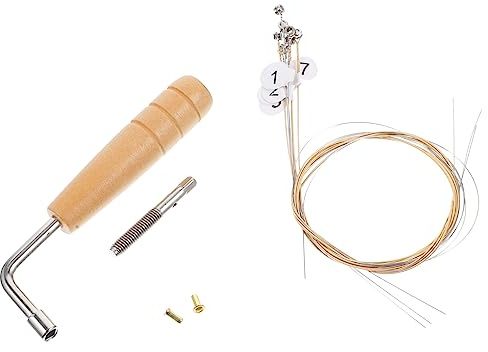 BESTonZON Stimmsaite Für Leier Leierharfenteil Aus Ersatz-wirbel Für Saiten Zubehör Für Musikinstrumente Befestigungssaiten Für Harfe Professionelles Ersatzteil