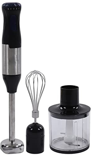 Batidora Procesadora de Alimentos 4 en 1, Picadora Eléctrica de Alimentos, Picadora de Carne con Batidor de Huevos, Batidora Eléctrica de Mano para Ajo, Cebolla, Carne, Comida