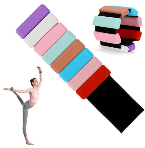 Kasanni Handgelenk Gewichte 2 StüCk (Je 0,5 Kg) Gewichte FüR Beine Und Arme Ankle Weights Pilates Gewichte Wrist Weights Fussgewichte Geeignet FüR MäNner Und Frauen, Yoga, Tanzen, Laufen, Schwimmen