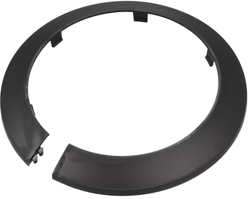 TOP-VIGOR 4 Stück 110 mm Rohrabdeckung Dekoration, einrastbare PP-Kunststoff-Rosetten-Rohrmanschette für Wasserleitung, Abflussleitung, WC-Abflussrohr, Wandrohreingang, Dekoration, Zierleiste und