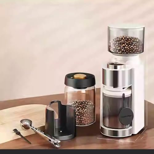 Moulin à café électrique avec stockage sous vide de 900 ml, 25 réglages de mouture inclus, accessoires pour expresso, goutte à goutte et infusion
