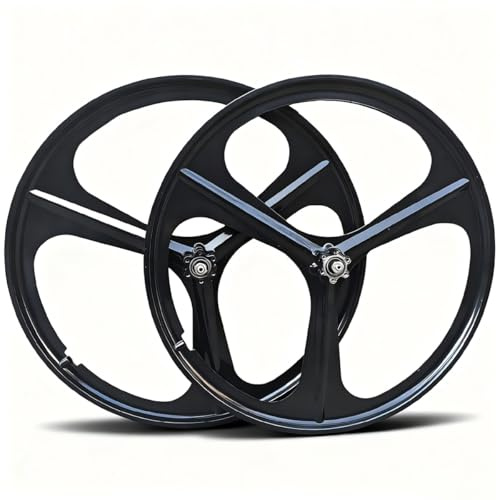 Laufradsatz 24/26/27,5/29 Zoll Magnesiumlegierung Einteiliger Fahrradrad 3-Speichen-Felgen Hinterrad/vorderrad 100 X 135 Mm Für 6-9 Gänge Schwungrad Scheibenbremse