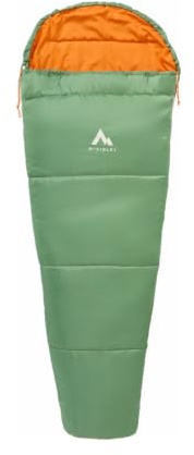 Mckinley JR. SoftActive 10 Sac de Couchage Momie pour Enfant pour Enfant Green/Orange/Beige 140L