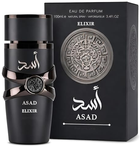 AURUMLUXE Asad Elixir, Perfumes Arabes Hombre, Perfumes Hombre, Regalos Originales para Hombre, Colonia Hombre, Perfume Arabes Originales, Eau de Parfum, Perfume Asad Elixir 100 ml