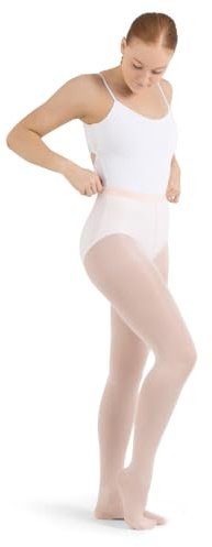 Capezio Ultra Hold Footed Dance Tights, Women's Hold & Stretch, Semi Opaque, Professional Seamless Ballet Tights With Elasticised Waistband for Jazz, Musical Theatre, N14