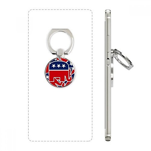 DIYthinker America Elephant Emblem Republican Cell Phone Ring Stand Holder Bracket Universal Smartphones Support Gift