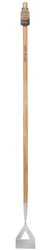 Draper Heritage 99019 - Azada Holandesa (Acero Inoxidable, Mango de Fresno), Color marrón