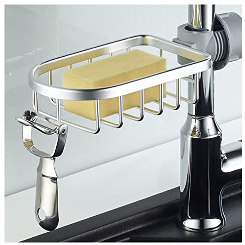 ZELNF Stainless Steel Soap Plates Convenient Clip-on Soap Tray Dish Adjustable Shower Rail Slide,Bathroom Kitchen Holder (Color : Chrome)