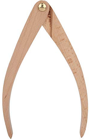 Strumenti in Ceramica, Strumento di Misurazione Strumenti in Ceramica per Calibro di Misurazione in Ceramica Distanza di Posizionamento del Righello in Legno (Pinza in legno da 8 pollici)