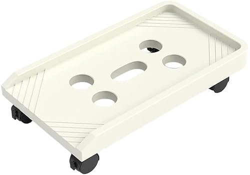 Support de Tour d'ordinateur Sol pour PC Mobile 4 roulettes roulantes sous Le Bureau Boîtier de Chariot pour processeur de Bureau (Couleur : D, Taille : Un) (Argento One)