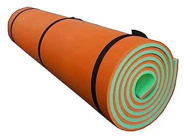 Oshhni Water Float Mat Lounger Float Pool Float Raft Lounge Mattress for Boat Swimming Pool Lake, Green Orange