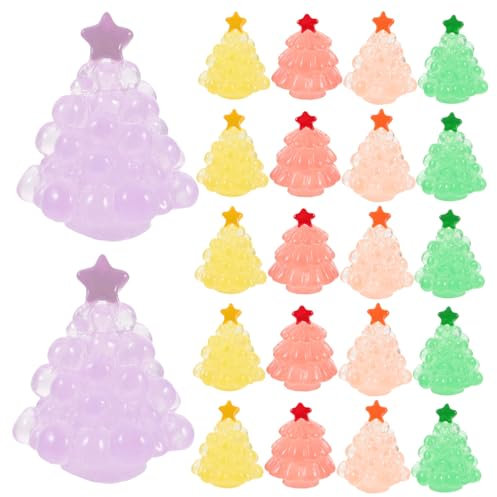 POPETPOP 50stücke Weihnachtsbaum Dekoration Harzornament Für Tischdekoration Und Weihnachtsdekorationen Verschiedene Ausführungen Erhältlich