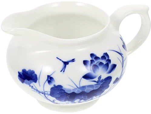 SHERCHPRY Keramisk Såskanna Med Handtag Elegant Gravy Boat För Såser Dipp Och Krydderier För Restaurang Och Hemmet Hållbar Och Lätt Att Rengöra
